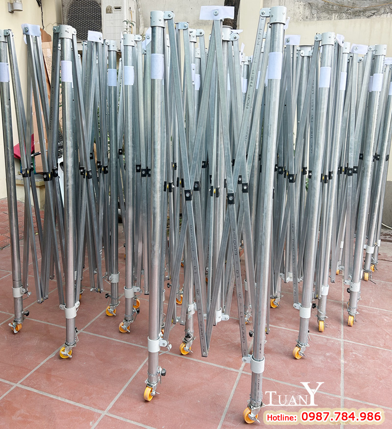Khung nhà bạt 3mx3m MK3 chân trụ tròn siêu bền chắc chắn