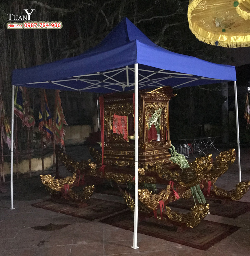 Nhà bạt 3mx3m tiện lợi dùng trong các Lễ hội đình chùa đầu năm